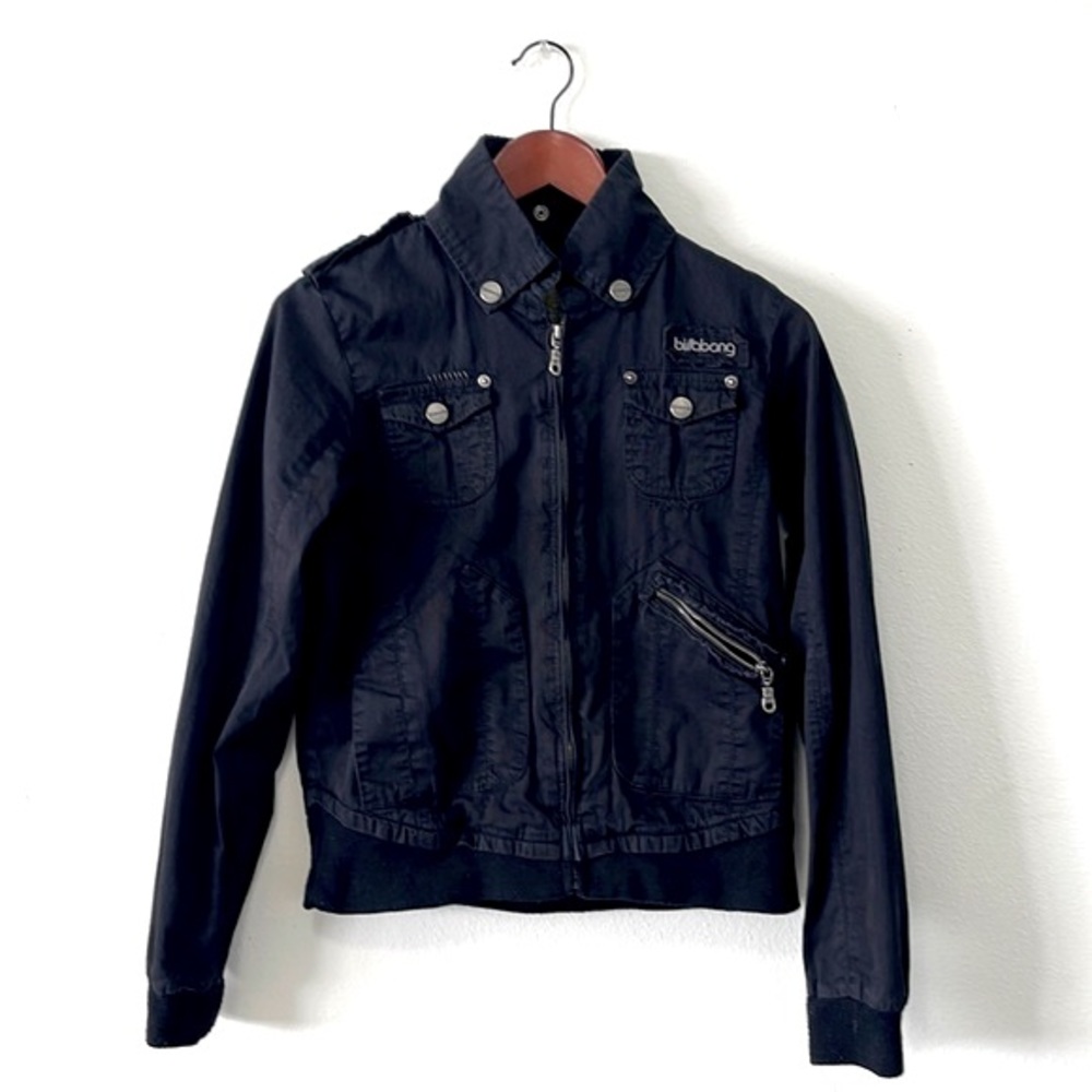 Women’s Black Billabong Bomber Jacket
